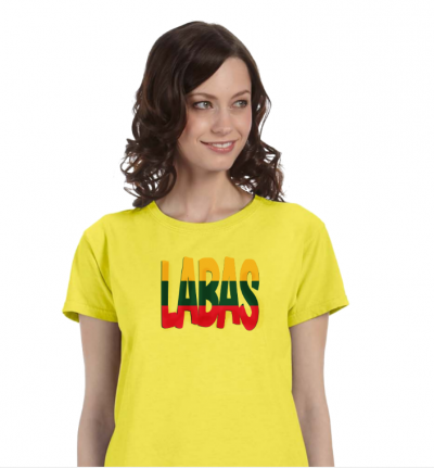 Labas Lithuanian T-shirt - Image 2