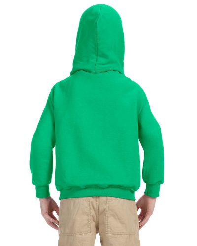 Green hoodie for YOUTH with SAULE logo - Image 3