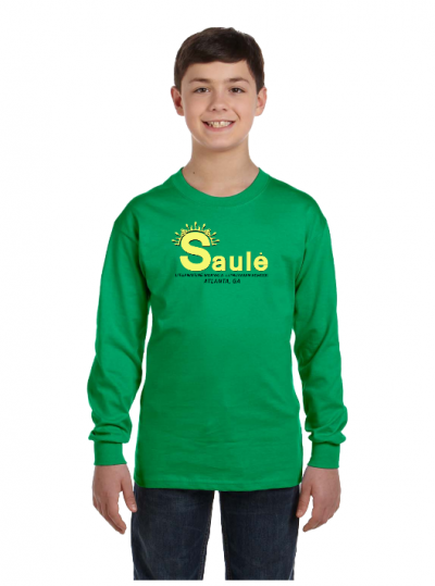 Youth Unisex Long Sleeves T-shirt with Saule Logo