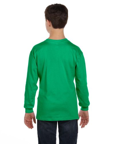 Youth Unisex Long Sleeves T-shirt with Saule Logo - Image 3