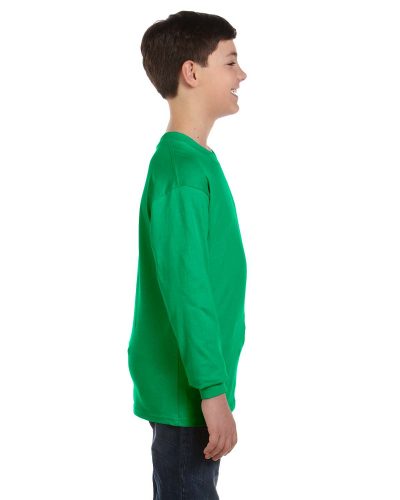 Youth Unisex Long Sleeves T-shirt with Saule Logo - Image 4