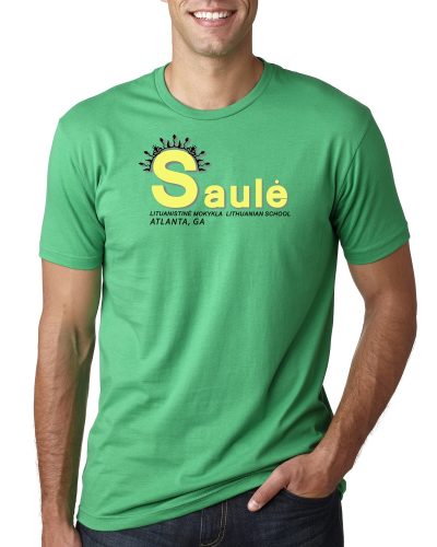 Adult Unisex Short Sleeves T-shirt with Saule Logo