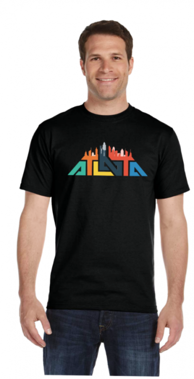 Unisex and Men T-shirt LOGO design concept for the city of Atlanta by Jarrod Reque
